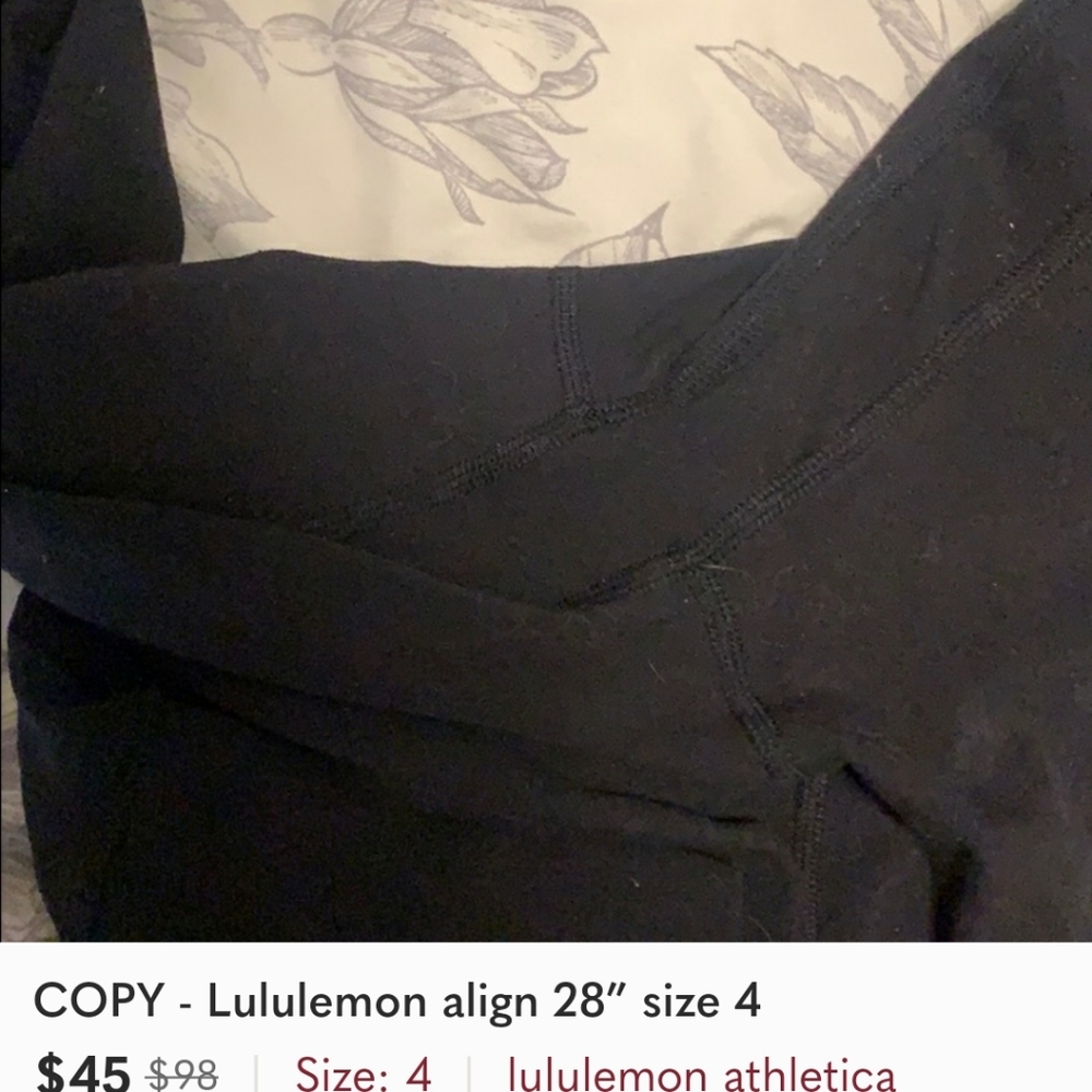 COPY - Lululemon align 28” size 4